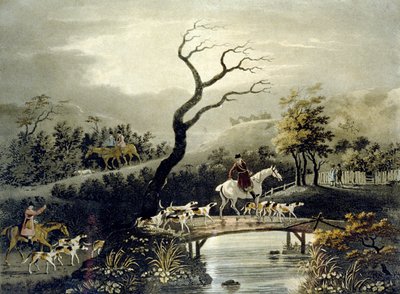 Natt, revejakt, gravert av J.H. Clarke og F. Jeakes av Dean Snr. (after) Wolstenholme