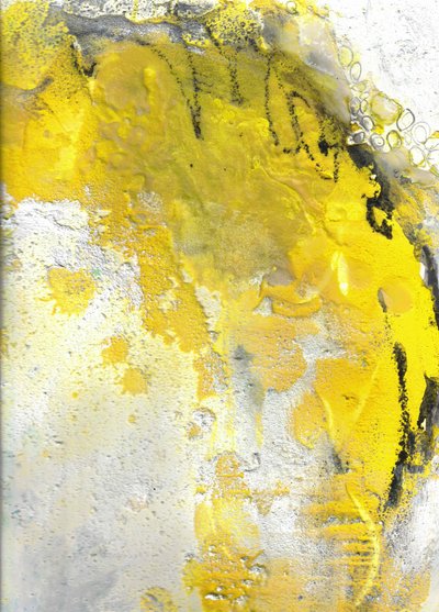 Abstrakt: Golden Flow av Deb Chaney