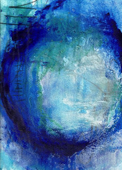 Deep Blue Vortex av Deb Chaney