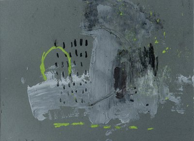 Urban Grey Neon – abstrakt av Deb Chaney