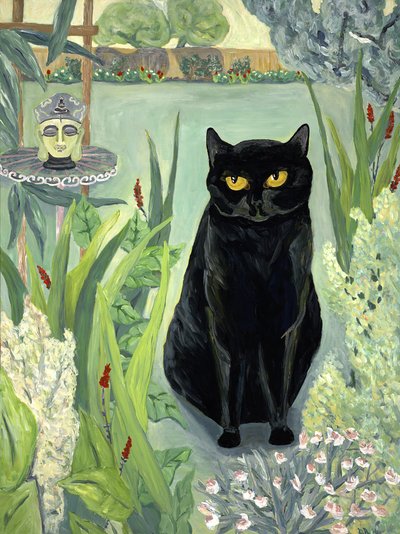 Toby, 2012 (akryl på lerret) av Deborah Eve Alastra