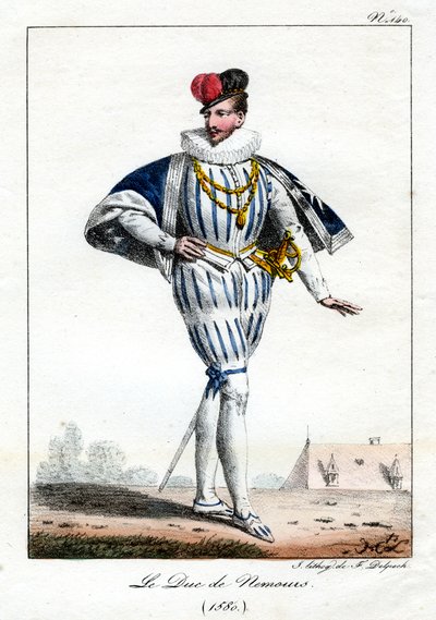Jacques de Savoie, 2. hertug av Nemours, 1580, c1795-1825. av Delpech