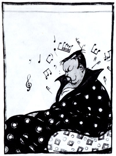 Komponist Alexander Glazunov 1865-1936, 1915 av Deni