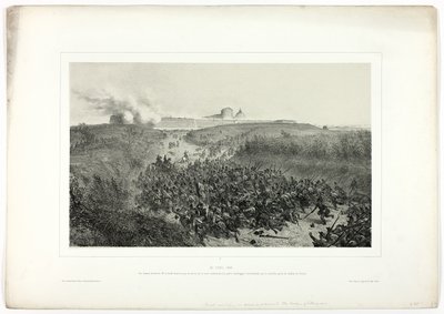 30. april 1849, fra Memories of Italy: Expedition to Roma av Denis Auguste Marie Raffet