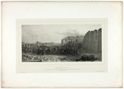 Overfall og fangst av bastion nr. 6, fra Memories of Italy: Roma Expedition av Denis Auguste Marie Raffet