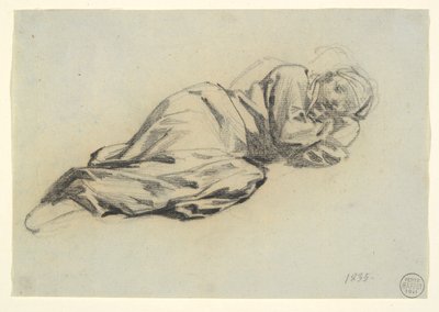 Liggende figur av Denis Auguste Marie Raffet