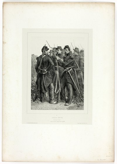 Sappers, fra Souvenirs of Italy: Roma Expedition av Denis Auguste Marie Raffet