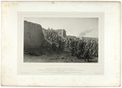 Workers Crowning the Breach of Bastion 7, fra Souvenirs d