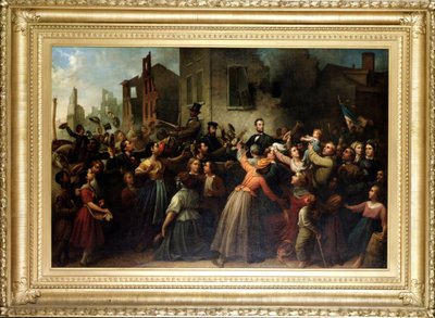 Lincolns kjører gjennom Richmond, 1866 av Dennis Malone Carter