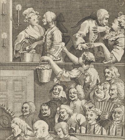 Det leende publikum, ca. 1800. av Dent