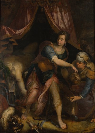 Judith med sjefen for Holofernes av Denys Calvaert