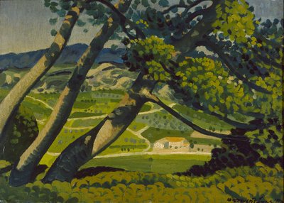 Trær, Provence, 1912 av Derwent Lees