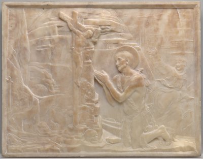 Saint Hieronymus i ørkenen av Desiderio da Settignano