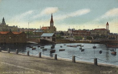 Dun Laoghaire Kingstown, County Dublin, Irland farget bilde av Desire Chaineux