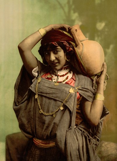 En beduinsk kvinne, Tunis, Tunisia av Detroit Photographic Co.