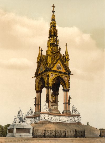 Albert Memorial, London, ca. 1890-1900 av Detroit Publishing Co.