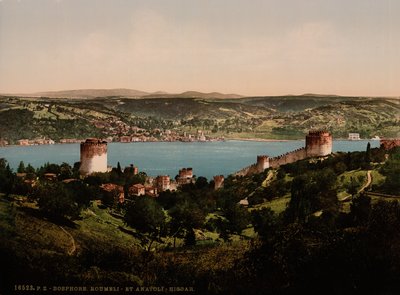 Bosporos, Rumeli og Anadali-Hissar, ca. 1890-1900 (fotokromtrykk) av Detroit Publishing Co.