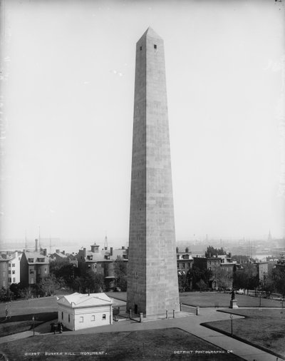 Bunker Hill Monument, Charlestown, Massachusetts, ca. 1890-99 av Detroit Publishing Co.