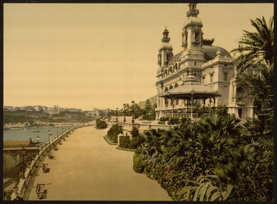 Kasino, Monte Carlo, Monaco, Riviera av Detroit Publishing Co.