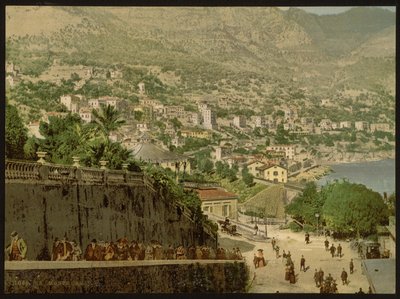 Generell utsikt, Monte Carlo, Riviera, Monaco av Detroit Publishing Co.