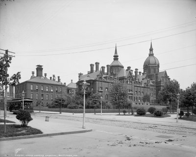 Johns Hopkins Hospital, Baltimore, Md., ca. 1903 av Detroit Publishing Co.