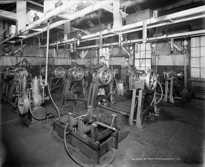 Testrommet, Leland & Faulconer Manufacturing Company, Detroit av Detroit Publishing Co.