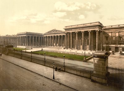 British Museum, London, ca. 1890-1900 (fotokrom) av Detroit Publishing Co.