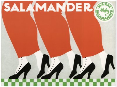 Salamander sko, 1912 av Deutsch