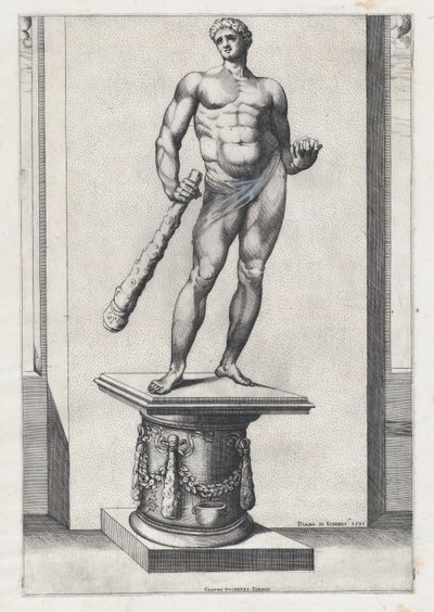 Mirror of Roman Magnificence: Hercules with the apples of the Hesperides, 1581., 1581. av Diana Mantuana