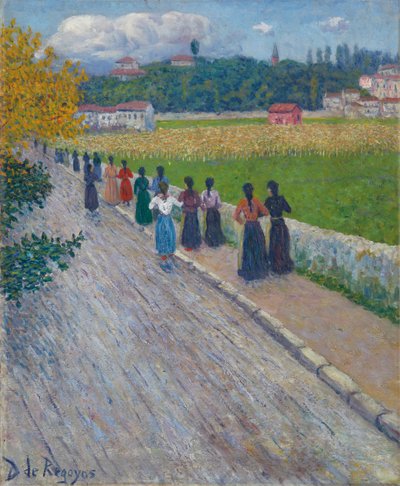 Forlater fabrikken, 1902 av Diario or Dario de Regoyos y Valdes