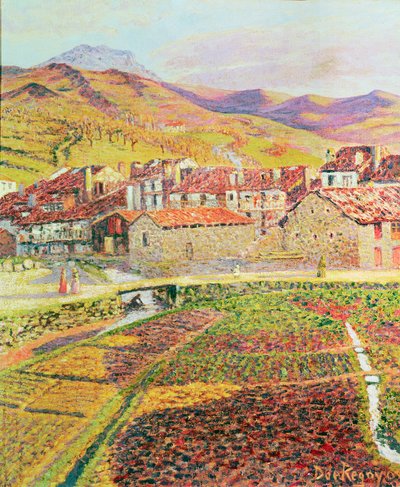Landsbygda av Diario or Dario de Regoyos y Valdes