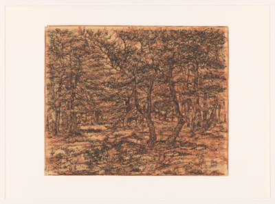 skoglandskap av Dick Ket (signed by artist)