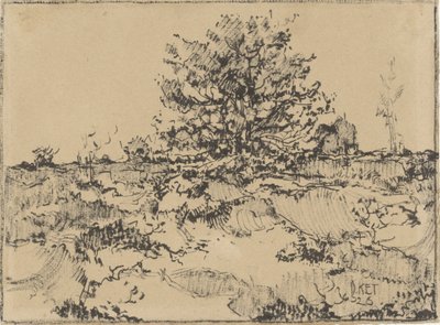 Heia ved Ede av Dick Ket (signed by artist)