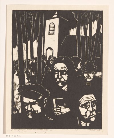 kirkegjengere av Dick Ket (signed by artist)