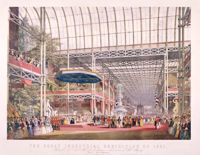 Flott utstilling, Crystal Palace, Hyde Park, London, 1851 av Dickinson Brothers