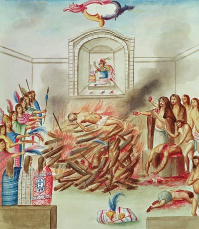 Tome 3 fol. 132, A Human Sacrifice, fra 