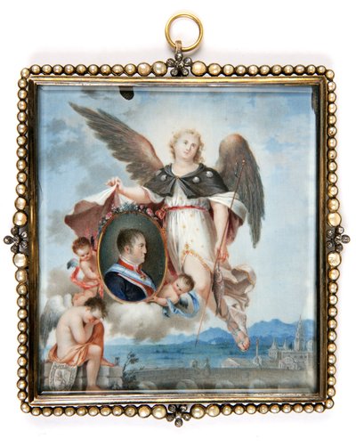 Allegori av Fernando VII av Diego José Monroy y Aguilera