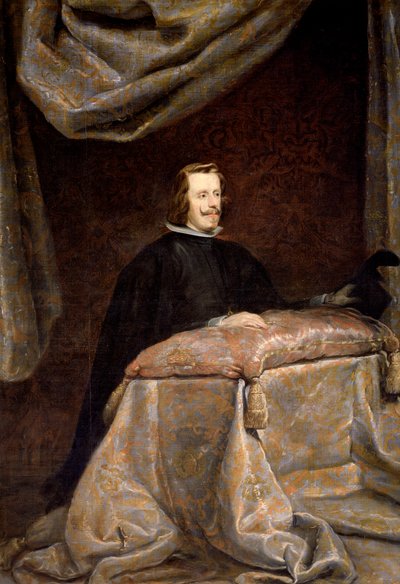 Filip IV ved bønn, ca. 1655 (olje på lerret) av Diego Rodriguez de Silva (studio of) Velazquez