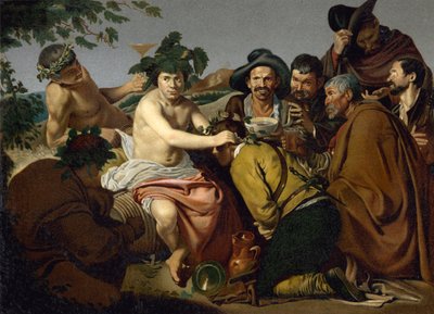 The Triumph of Bacchus (chromolitho) av Diego Rodriguez de Silva y (after) Velazquez