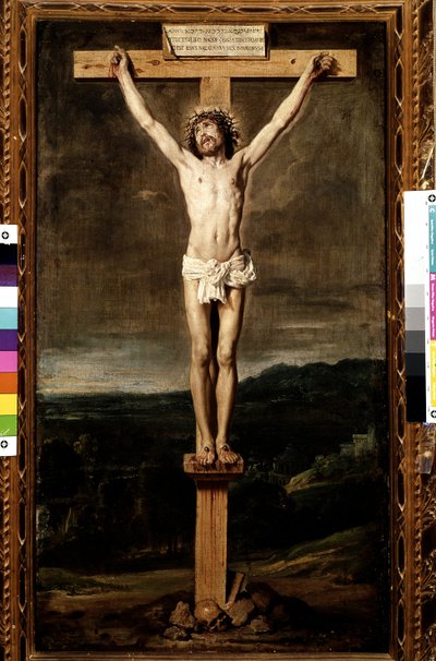 Korsfestelse (olje på lerret av Diego Velázquez