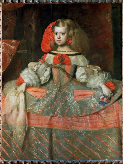 Infanta Margarita Teresa (maleri på lerret) av Diego Rodriguez de Silva y Velazquez