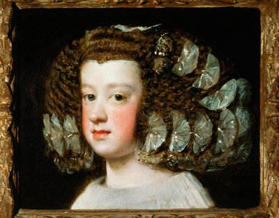 Infanta Maria Teresa, senere dronning av Frankrike (olje på lerret) av Diego Rodriguez de Silva y Velazquez