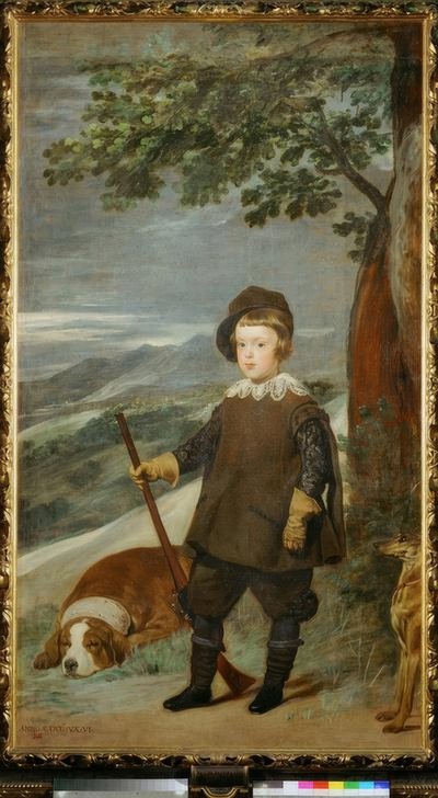 Prins Baltasar Carlos som jeger av Diego Velázquez