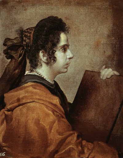 Sibilla (Juana Pacheco), ca. 1632 (olje på lerret) av Diego Rodriguez de Silva y Velazquez