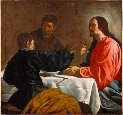 Nattverden i Emmaus av Diego Rodriguez de Silva y Velazquez