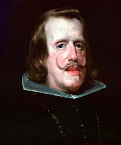 Maleri av kong Filip IV av Spania, 1500-tallet. av Diego Velasquez