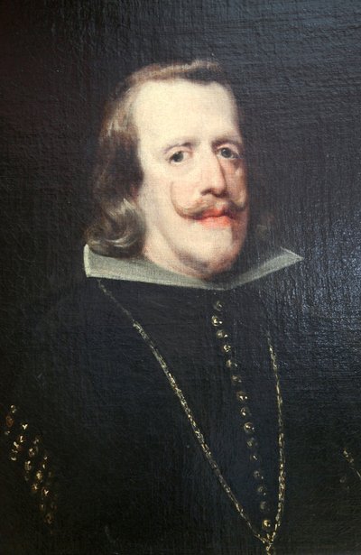 'Portrett av Filip IV av Spania', c1656-c1660 av Diego Velasquez