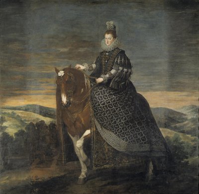 Ridesportrett av Margarita av Østerrike av Diego Velázquez