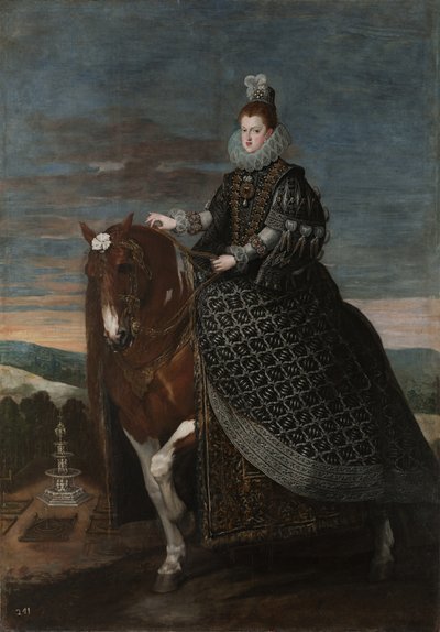 Ridesportrett av Margarita av Østerrike 15841611, mellom 1630 og 1635 av Diego Velázquez