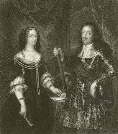 Ferdinand av Medicis og hans kone av Diego Velázquez